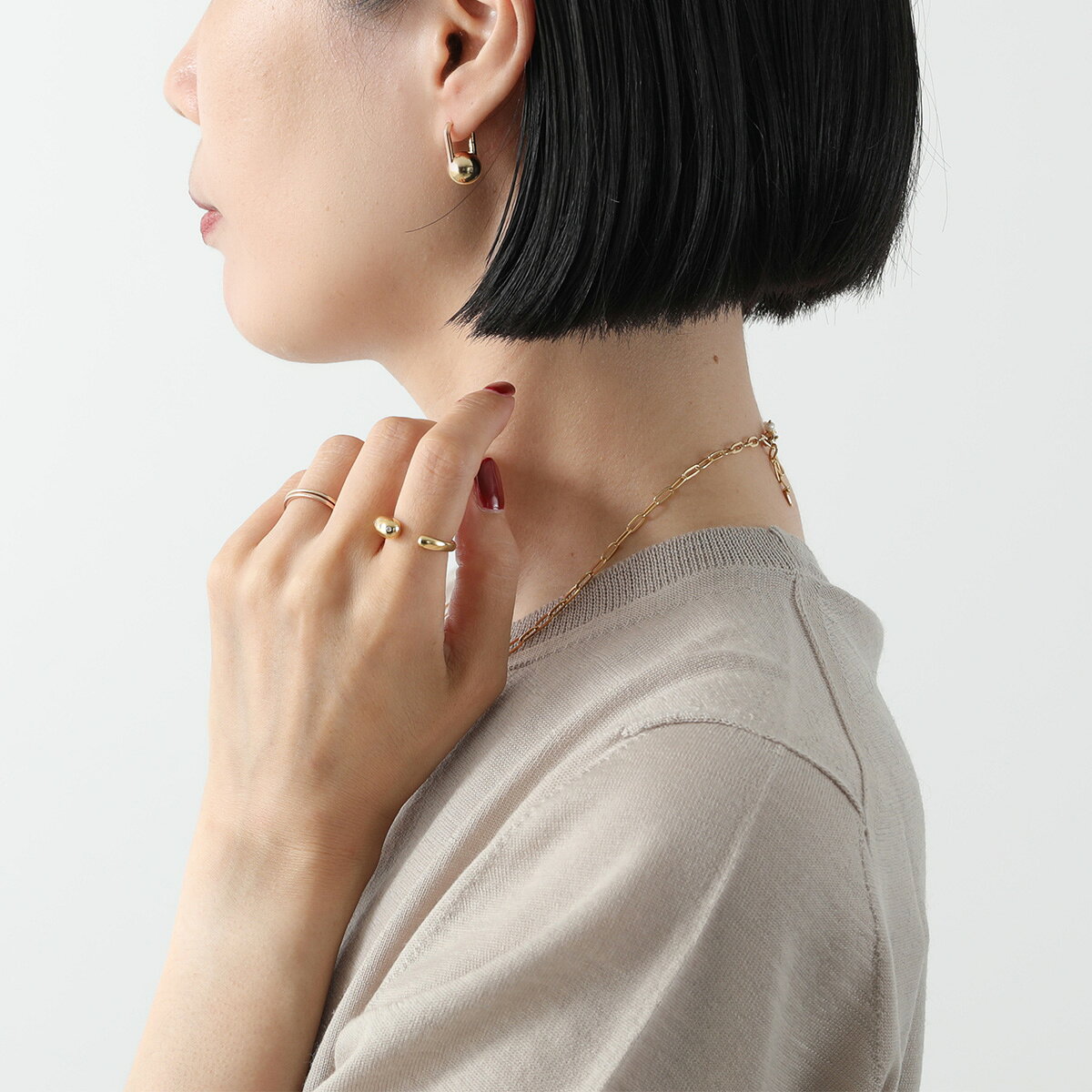 【6/20～22限定・最大2万円OFFクーポン配布中】MARIA BLACK マリアブラック ピアス Schlesi シュリーシ 101055YG-PAIR レディース シルバー925 18K アクセサリー GoldHP【po_sannn】