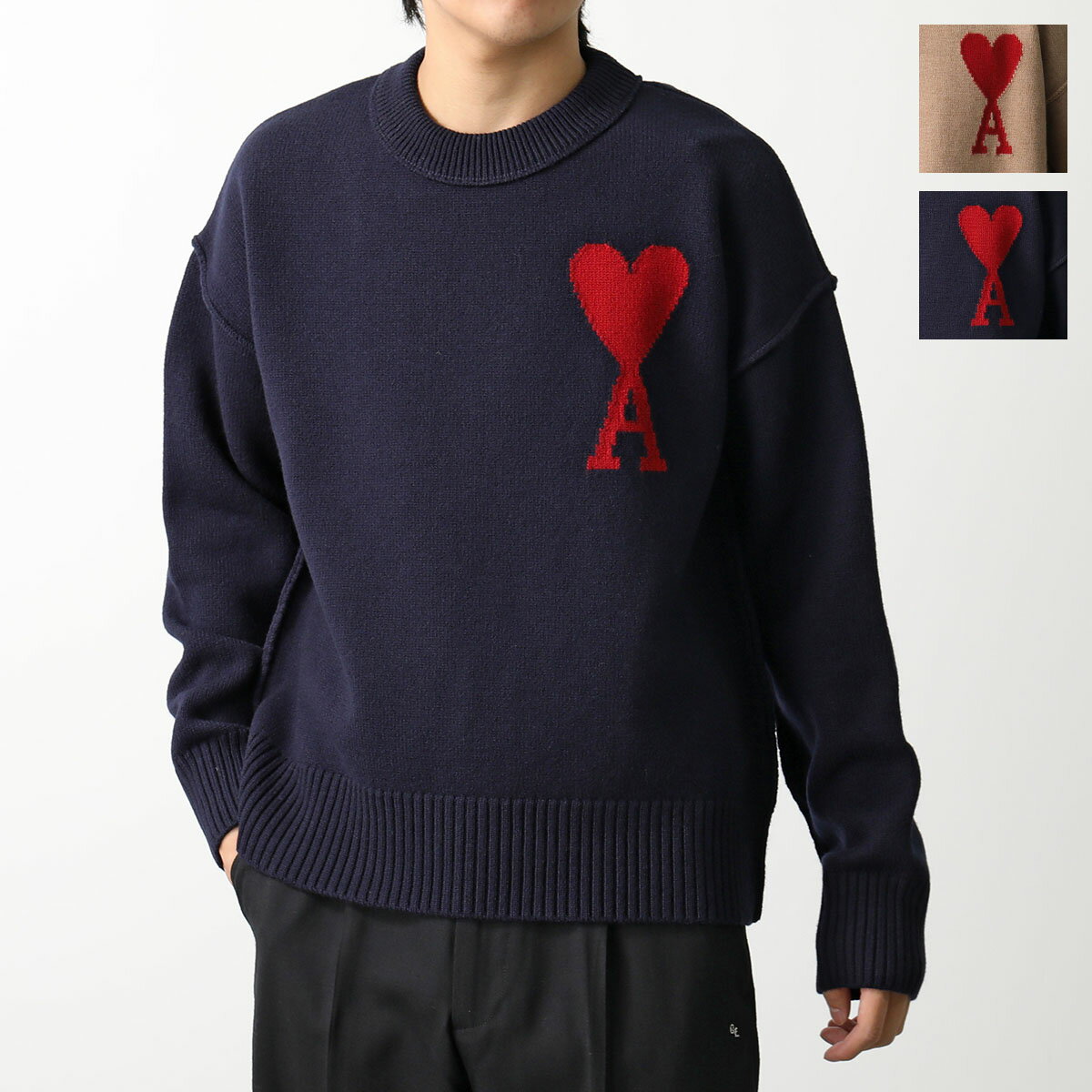ami paris アミパリス セーター RED ADC SWEATER UKS006 018 メン