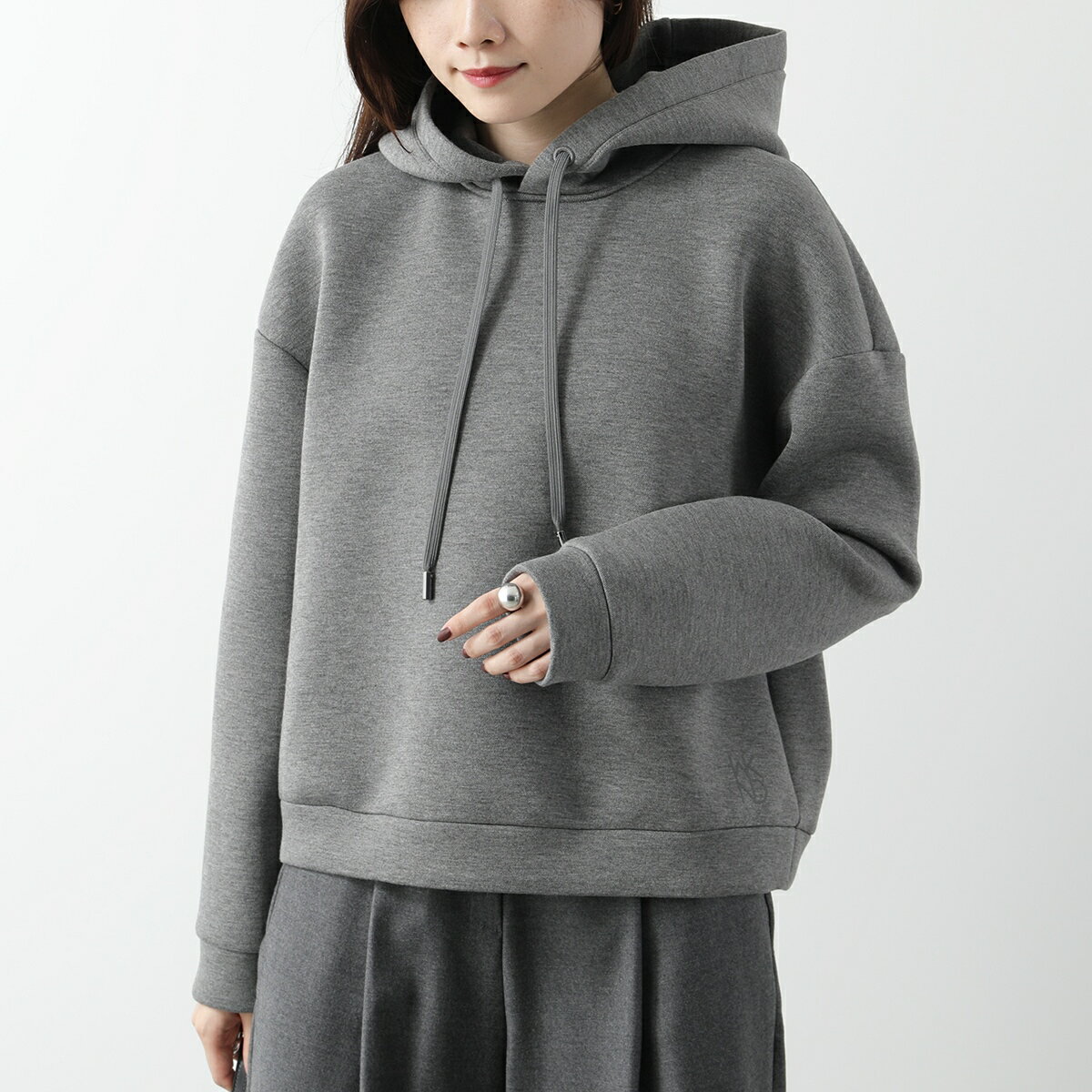 WEEKEND MAX MARA ウィークエンド マックスマーラ パーカー PERLE パール レディース 長袖 プルオーバー ストレッチ 001のサムネイル