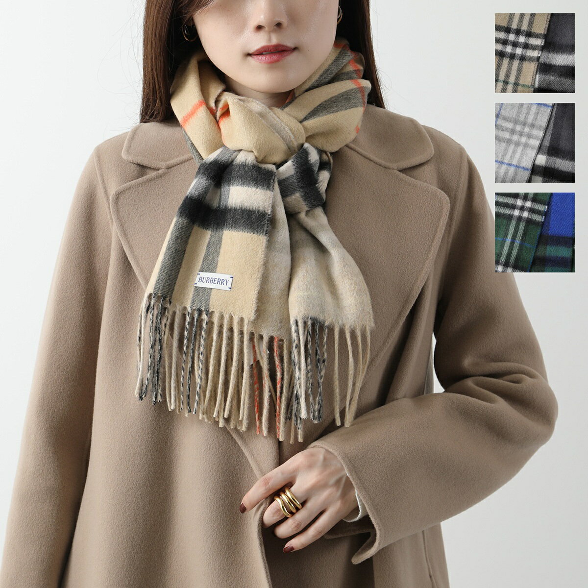 Burberry バーバリー カシミヤ100% マフラー ノバチェック Burberry バーバリー カシミヤ100% マフラー ノバチェック