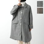 MACKINTOSH マッキントッシュ ステンカラーコート HUMBIE LONG METAL BUTTON ハンビー レディース ウール 千鳥格子 ミドルコート カラー2色