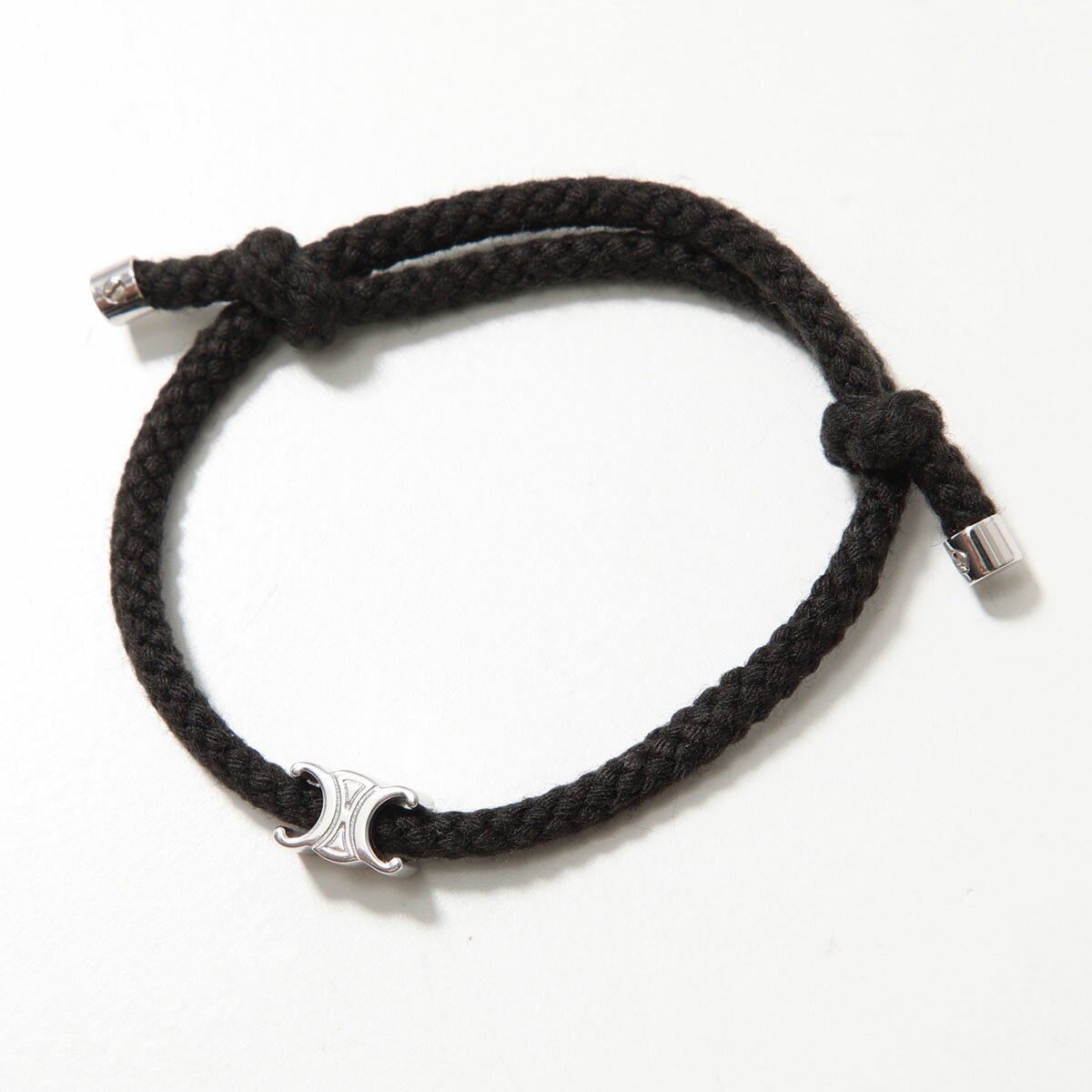 CELINE セリーヌ ブレスレット 461BB6ACB.36BS レディース トリオンフ アクセサリー Black/Silverのサムネイル