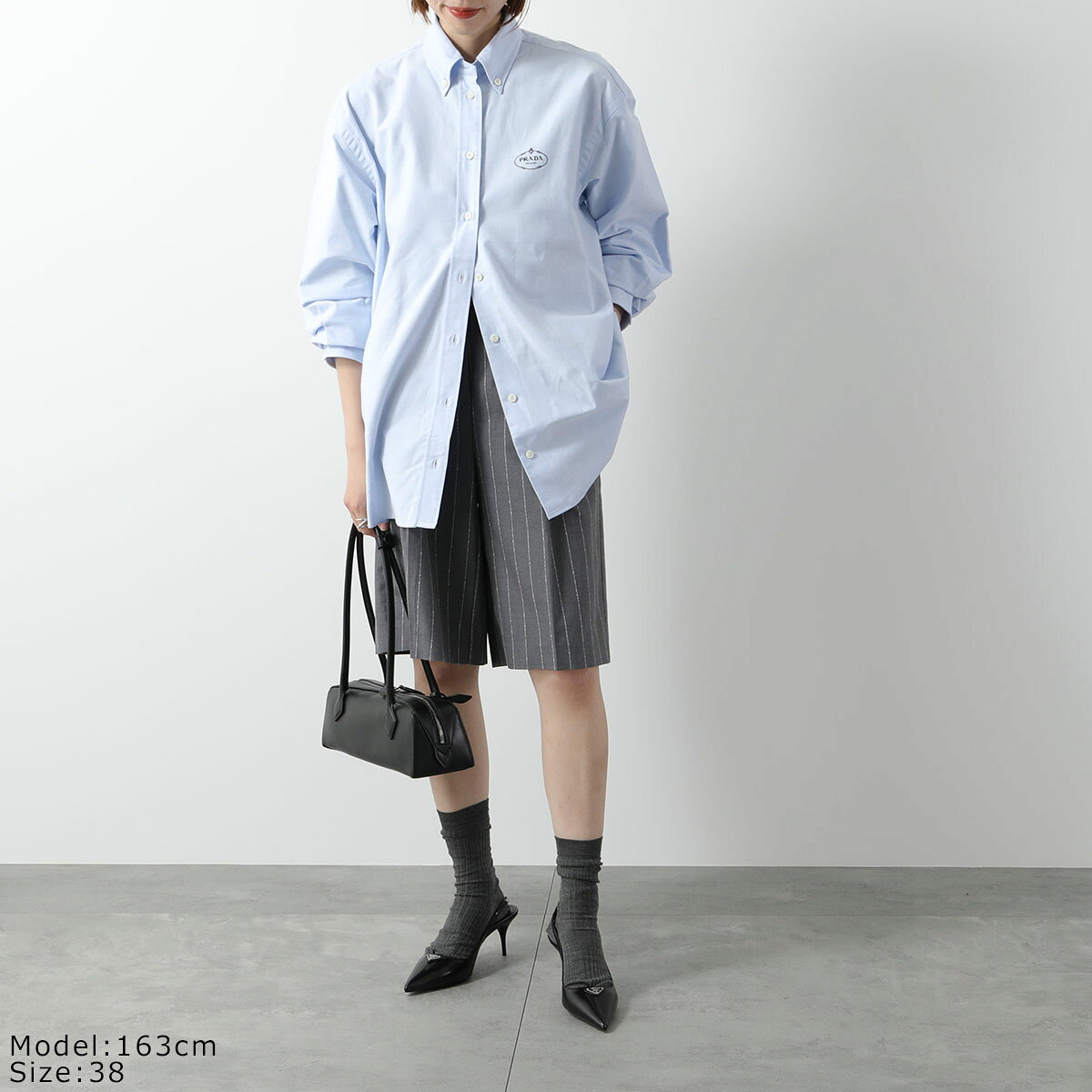 【最大2万円OFFクーポン対象・8/15～8/16限定】PRADA プラダ シャツ P497GR 14JW ...