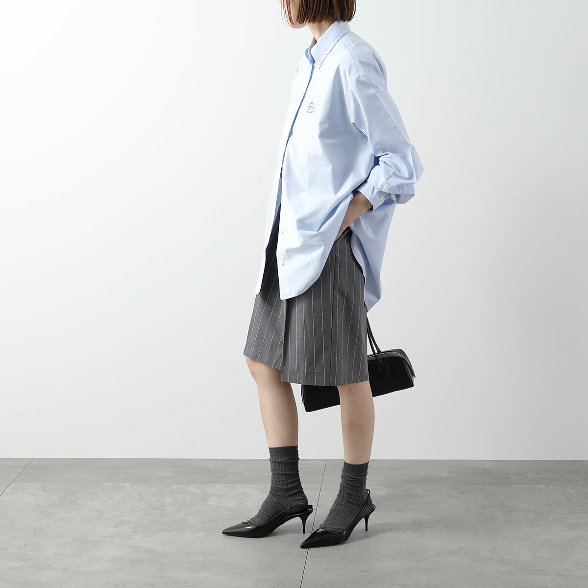 【最大2万円OFFクーポン対象・8/15～8/16限定】PRADA プラダ シャツ P497GR 14JW ...