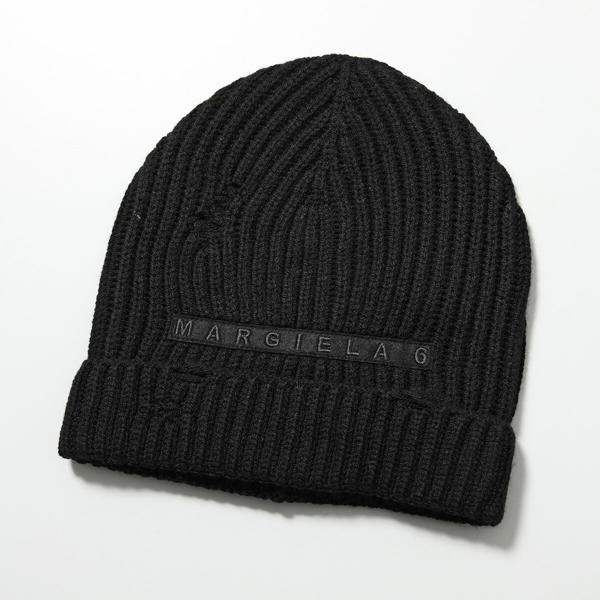MM6 KIDS エムエムシックス メゾンマルジェラ キッズ ニット帽 M60709 MM03M レディース ガールズ ビーニー ウールブレンド ロゴ 帽子 M6900のサムネイル