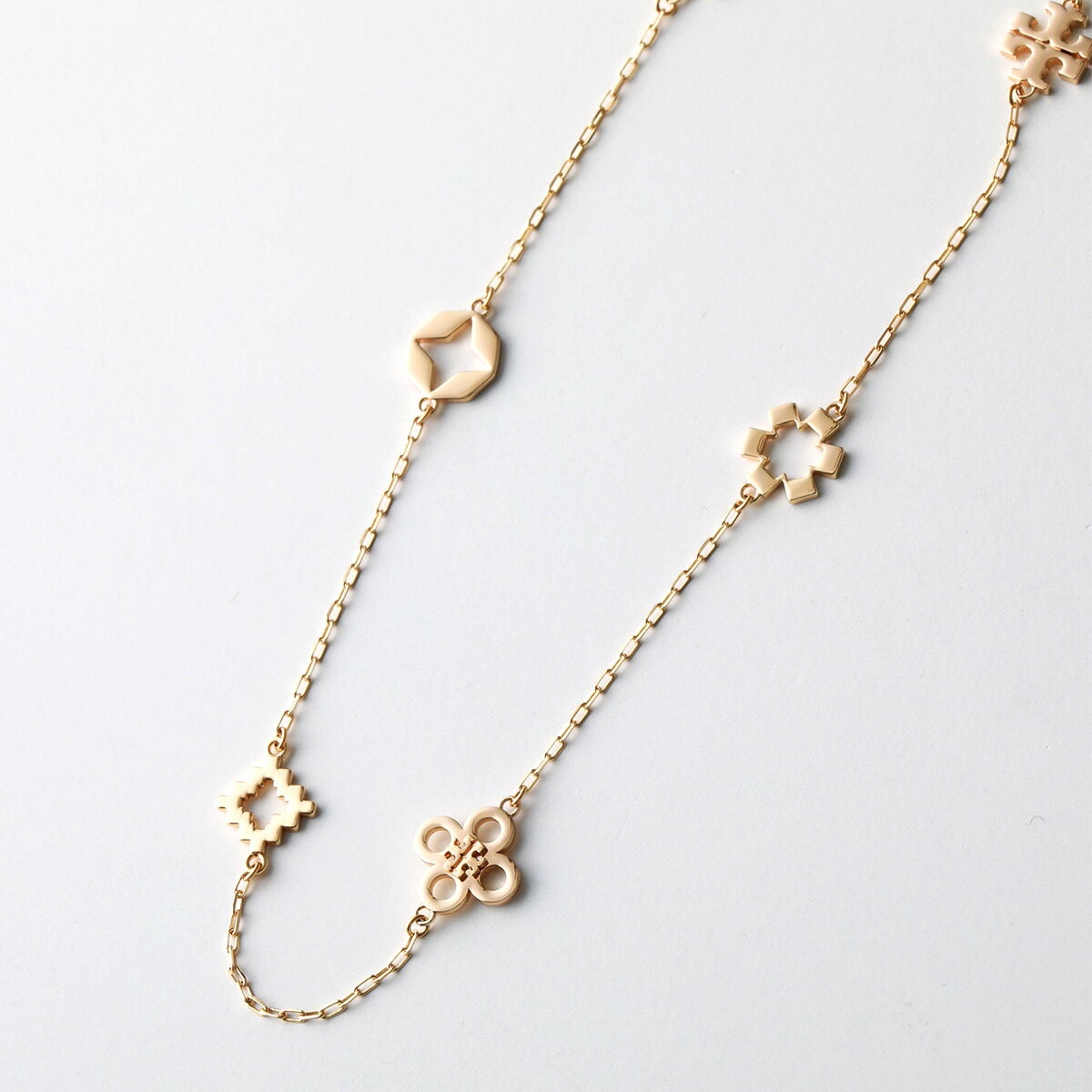 TORY BURCH トリーバーチ ネックレス KIRA CLOVER NECKLACE キラ クローバー 153710 レディース ダブルT チェーン アクセサリー 720/TORY-GOLDのサムネイル