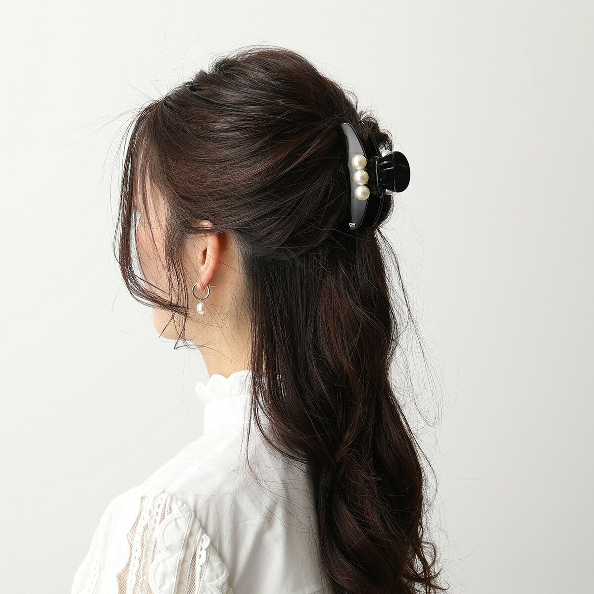 ALEXANDRE DE PARIS アレクサンドル ドゥ パリ ヘアクリップ ACCM-16920-04 レディース CLIP M 髪留め ヘアアクセサリー パール カラー4色【po_sannn】【dc_kikaku】