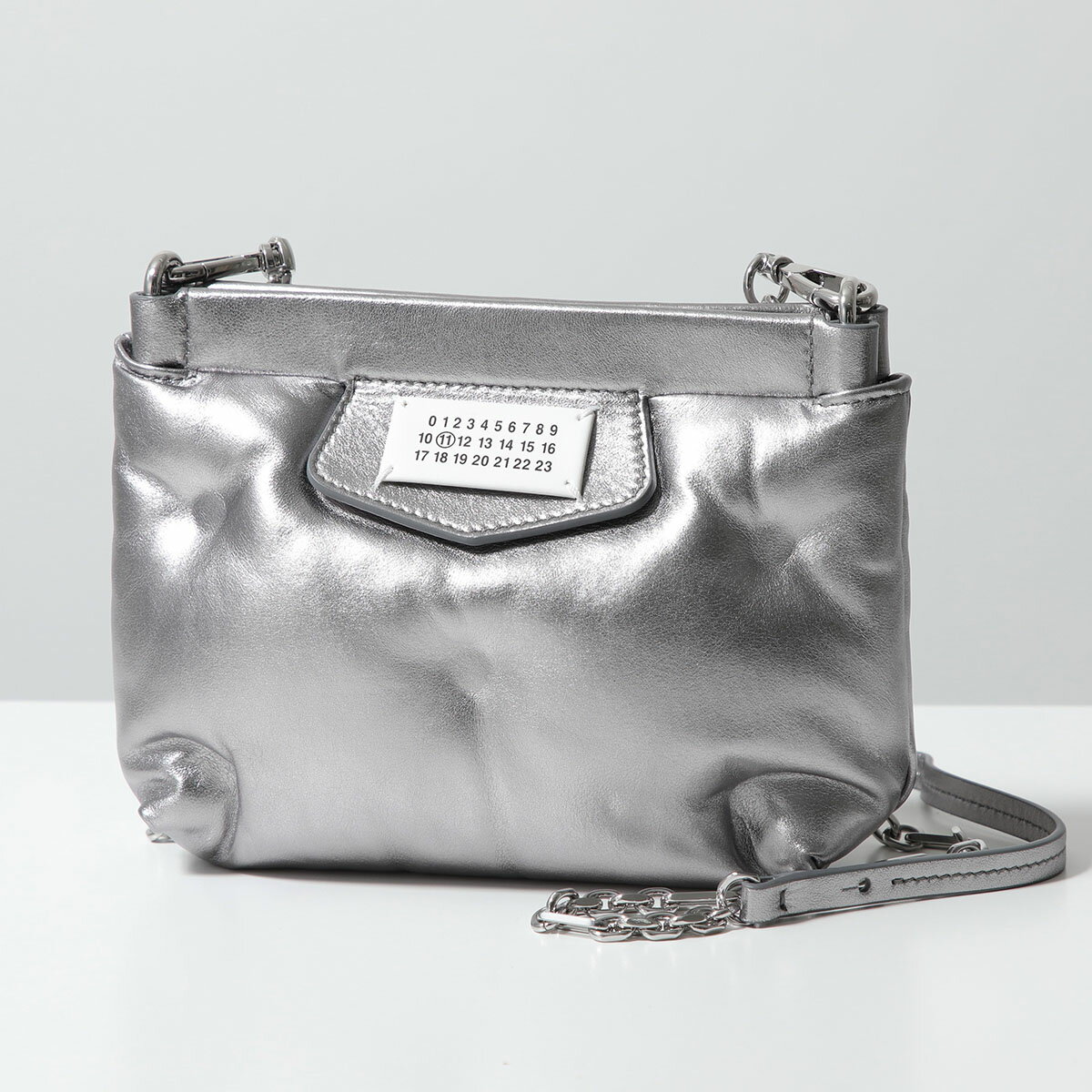 Maison Margiela ショルダーバッグ シルバーx白 2007425E0053 楽天市場】シルバー バッグ(ブランドメゾン マルジェラ)の通販