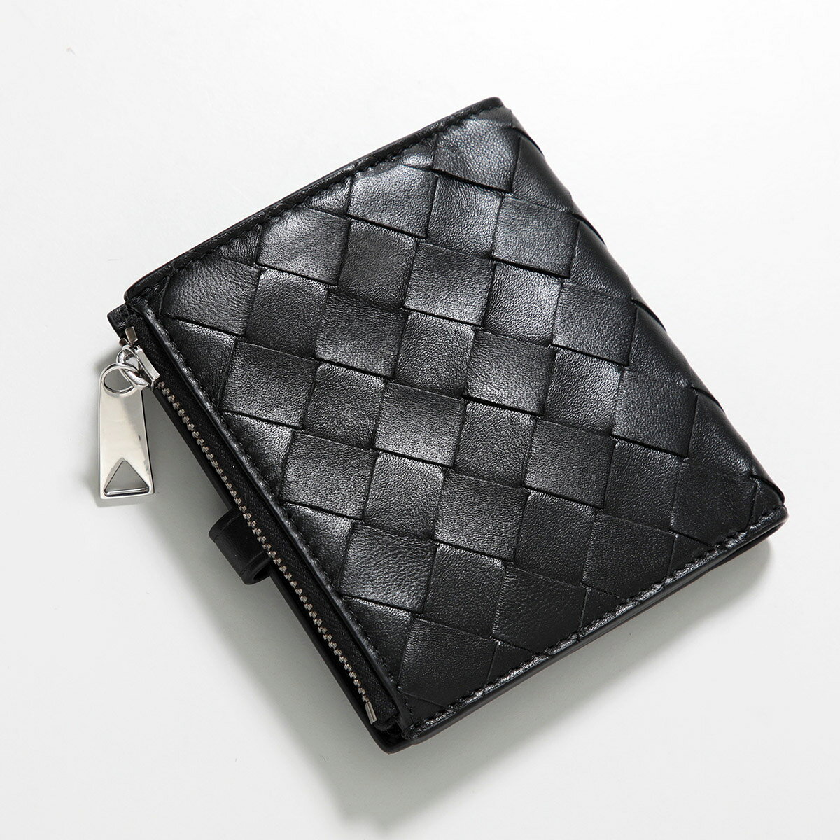 【最大2万円OFFクーポン対象・3/8限定】BOTTEGA VENETA ボッテガヴェネタ 二つ折り財布 600270 V3UH2 レディース イントレチャート レザー ミニ財布 8803 600270V3UH28803【dc_kikaku】