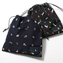 LOEWE × Suna Fujita ロエベ スナ・フジタ コラボ ポーチ DRAWSTRING POUCH C822057 レディース ドローストリング 巾着 インナーバッグ アニマル 鞄 カラー2色