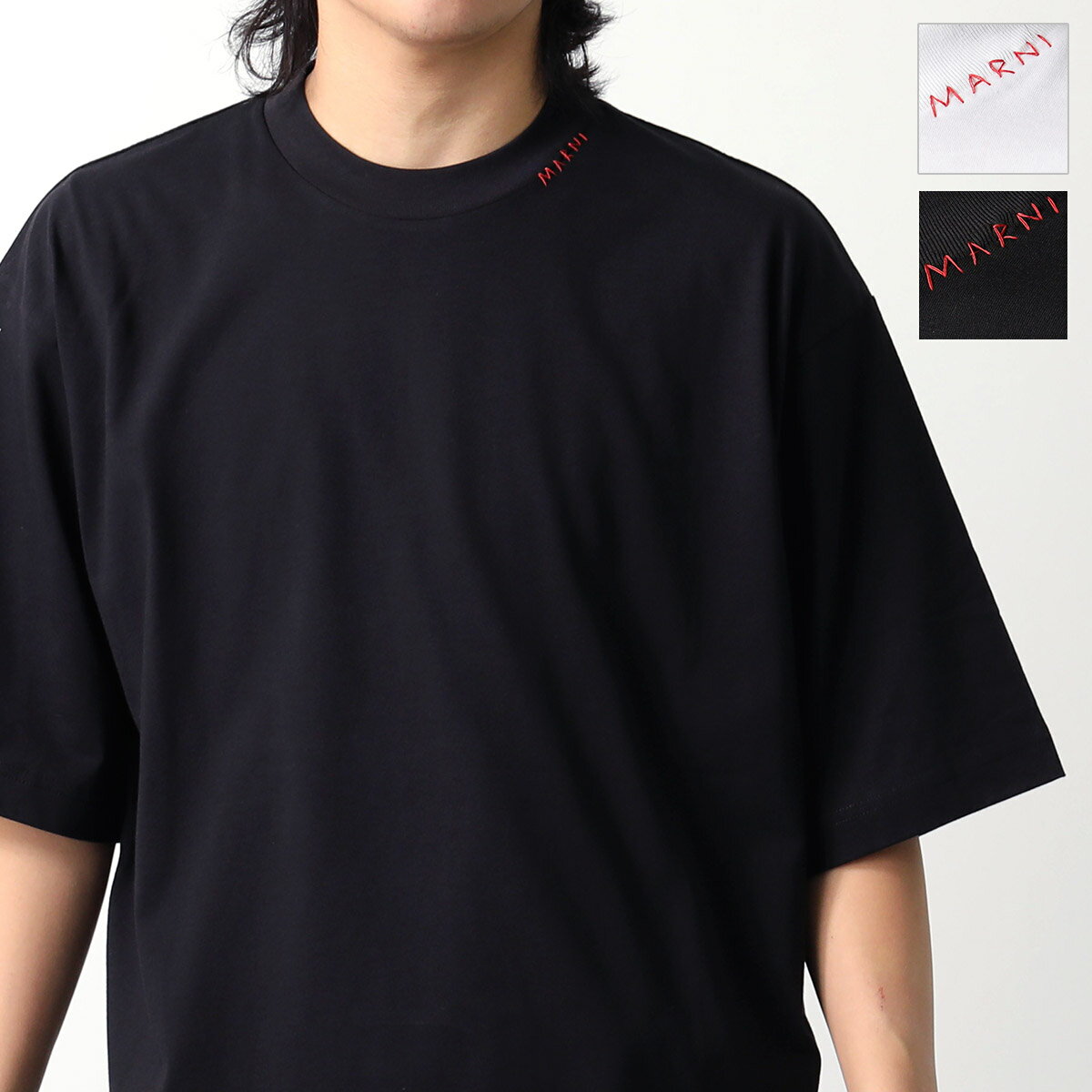 MARNI マルニ Tシャツ HUMU0223X5 UTCZ68 メンズ 半袖 カットソー コットン