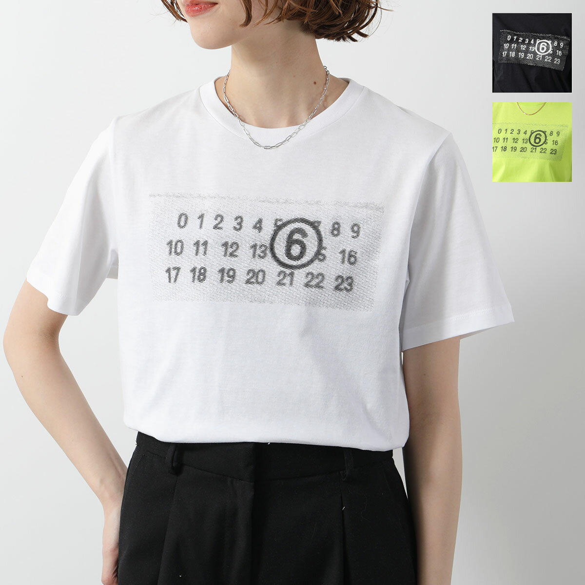 MM6 KIDS エムエムシックス メゾンマルジェラ キッズ Tシャツ M60803 MM02Y レディース ガールズ 半袖 カットソー コットン ナンバリングロゴ カラー3色【dc_kikaku】のサムネイル