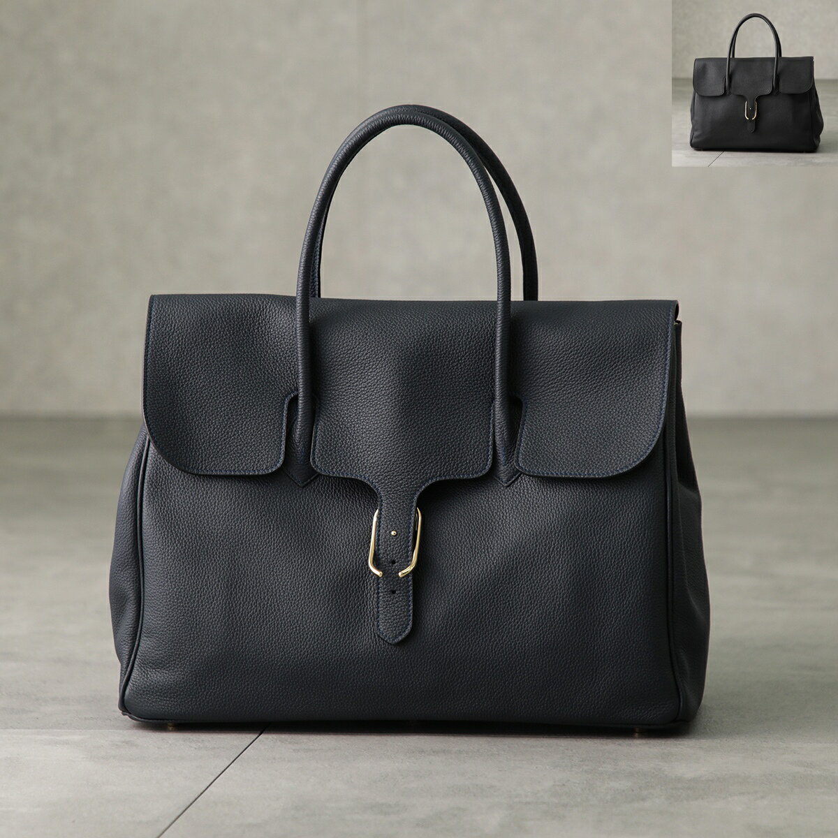Cisei シセイ トートバッグ 0981 LD FLAP TOTE M メンズ LINDOS LEATHER リンドスレザー フラップトート バッグ 鞄 カラー2色のサムネイル