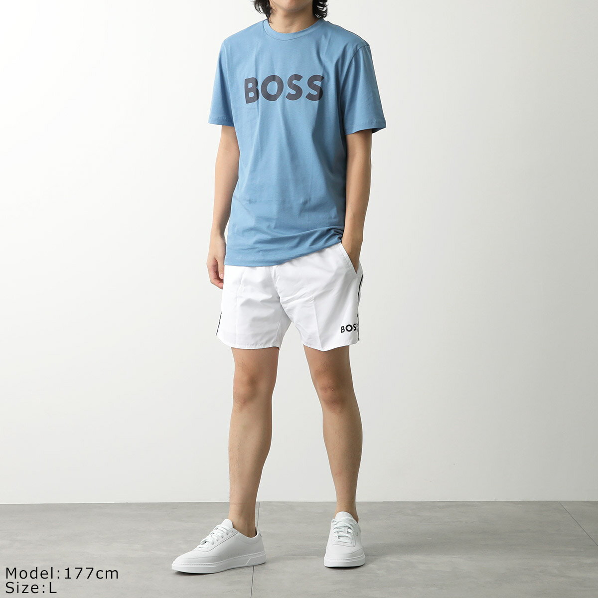HUGO BOSS ヒューゴボス スイムショーツ 50515191 10259586 メンズ ハーフパンツ ショートパンツ 水着 ロゴプリント カラー2色【dc_kikaku】