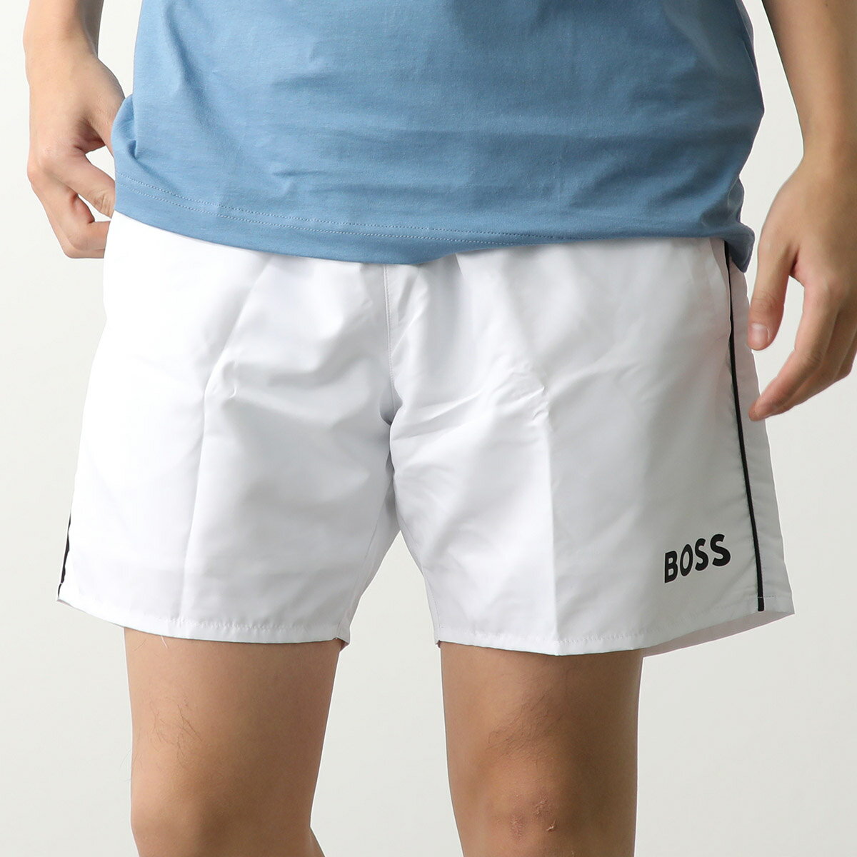 HUGO BOSS ヒューゴボス スイムショーツ 50515191 10259586 メンズ ハーフパンツ ショートパンツ 水着 ロゴプリント カラー2色【dc_kikaku】