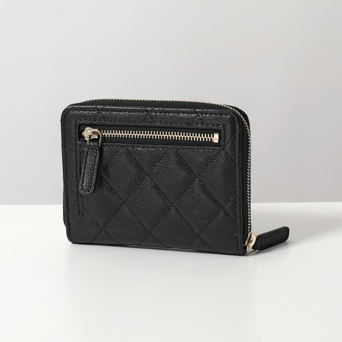 CHANEL シャネル 二つ折り財布 AP4652 B10583 レディース MATELASSE マトラッセ キルティングレザー スモール ミニ財布 CCマーク ココマーク C3906