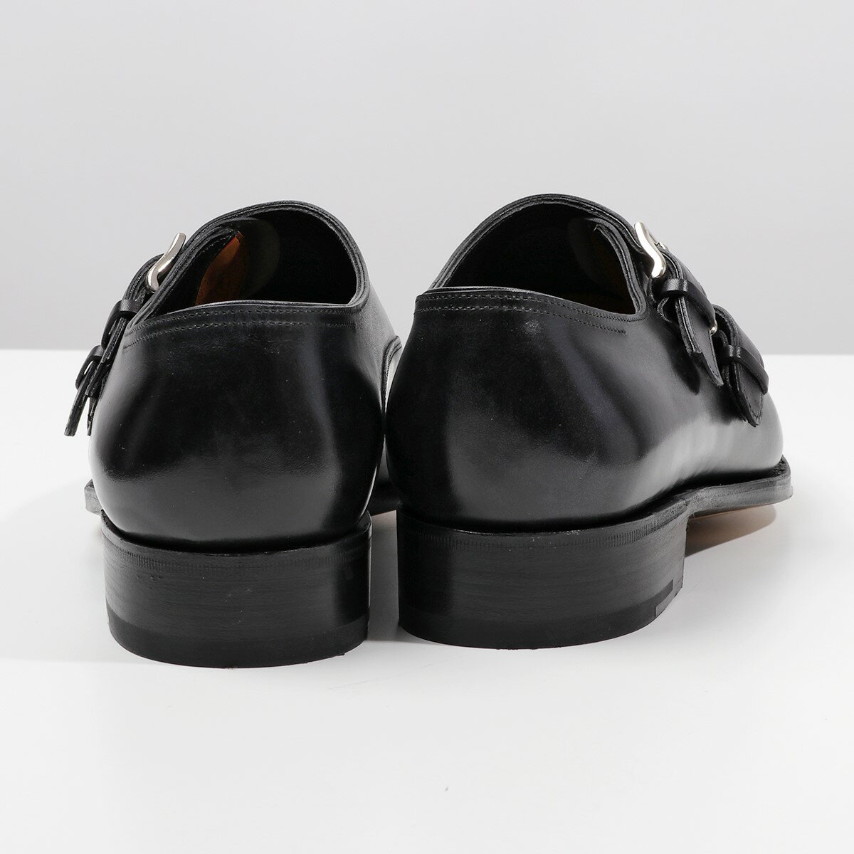 JOHN LOBB �������� �쥶�����塼�� CHAPEL CALF 704180L 1R ����ڥ� MUSEUM CALF M/W ��� �ɥ쥹���塼�� �׷� �ӥ��ͥ� �� BLACK