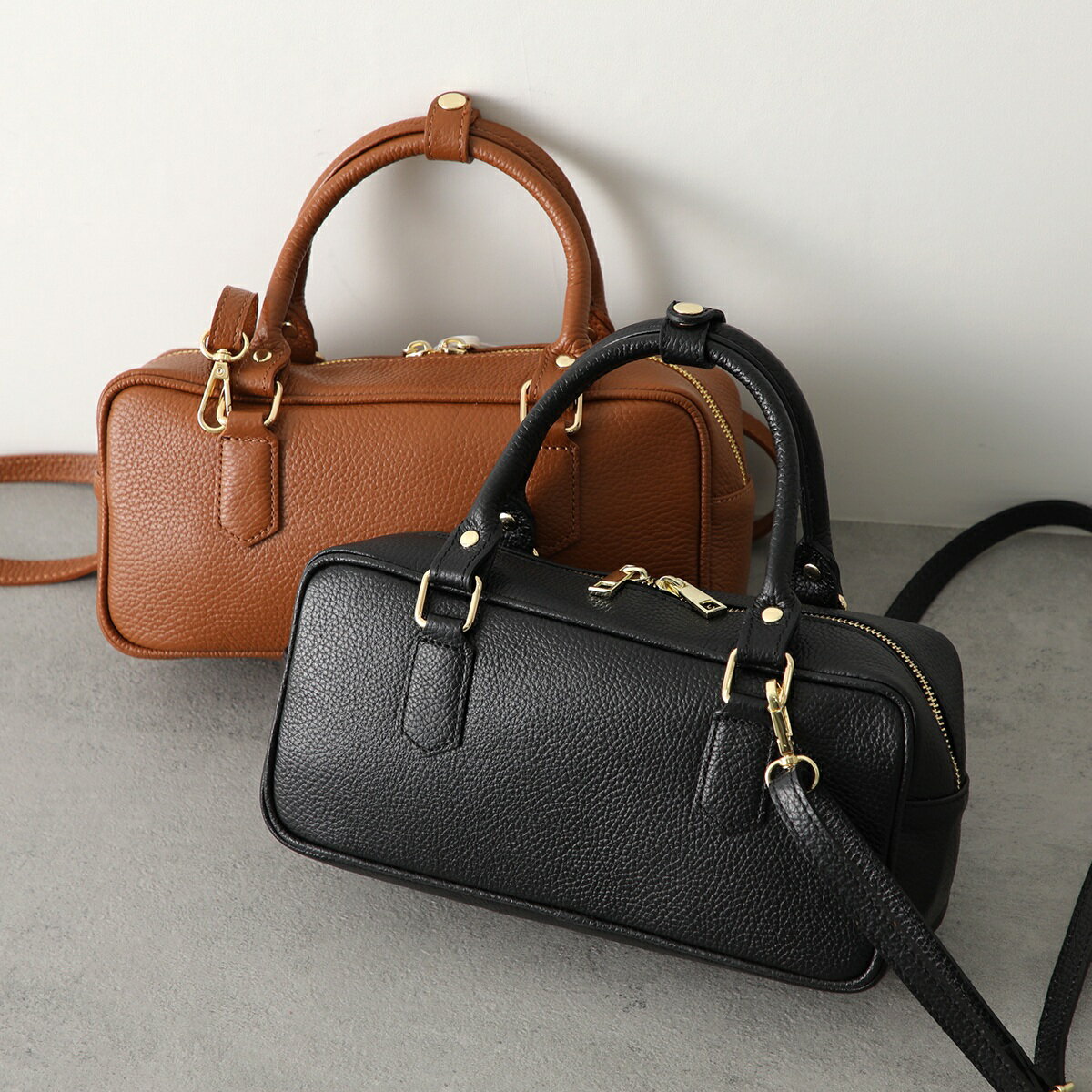 AULENTTI オウレンティ ハンドバッグ LB-85929-DO レディース ショルダーバッグ レザー 鞄 カラー2色のサムネイル