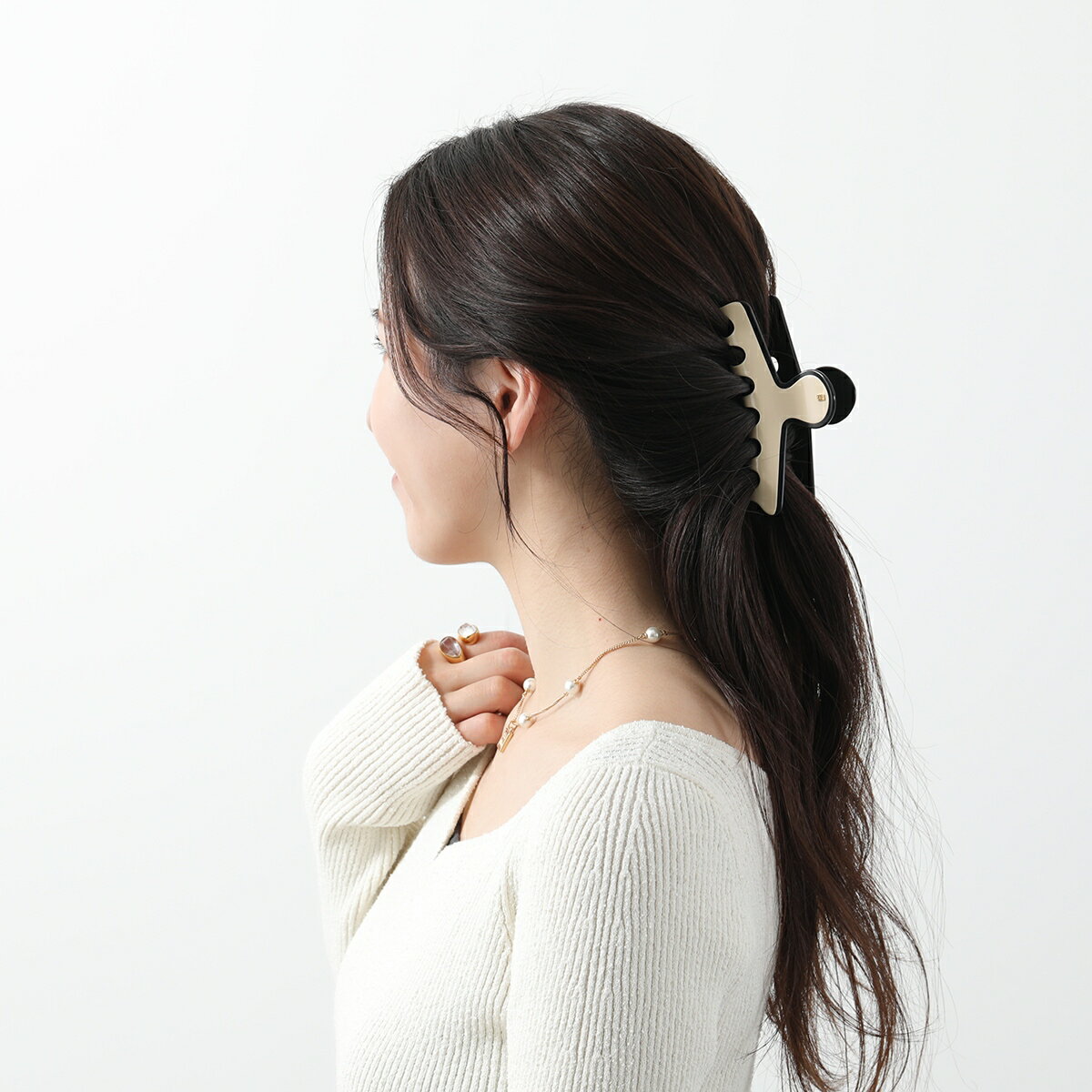 ALEXANDRE DE PARIS アレクサンドル ドゥ パリ ヘアクリップ ACCL-18106-02 レディース ヘアアクセサリー 髪留め カラー2色 2