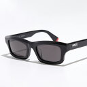 KENZO ケンゾー サングラス KZ40164U メンズ レディース スクエア型 セルフレーム フルリム ロゴ アイウェア 01A(4)