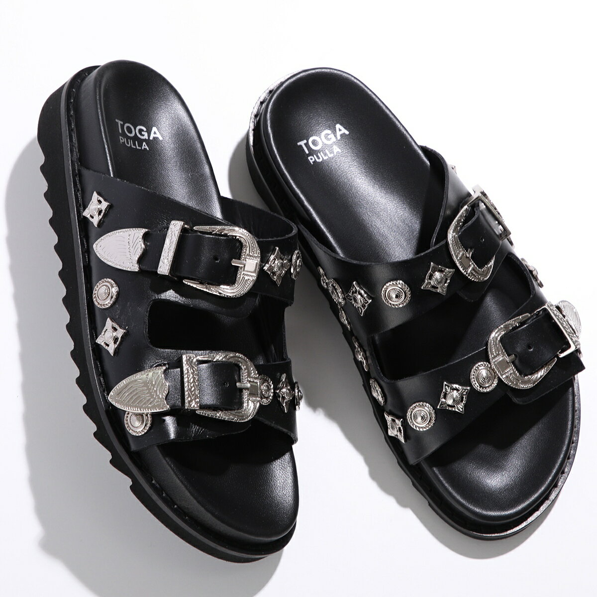TOGA PULLA トーガ プルラ サボ サンダル Eyelet Metal Sabot