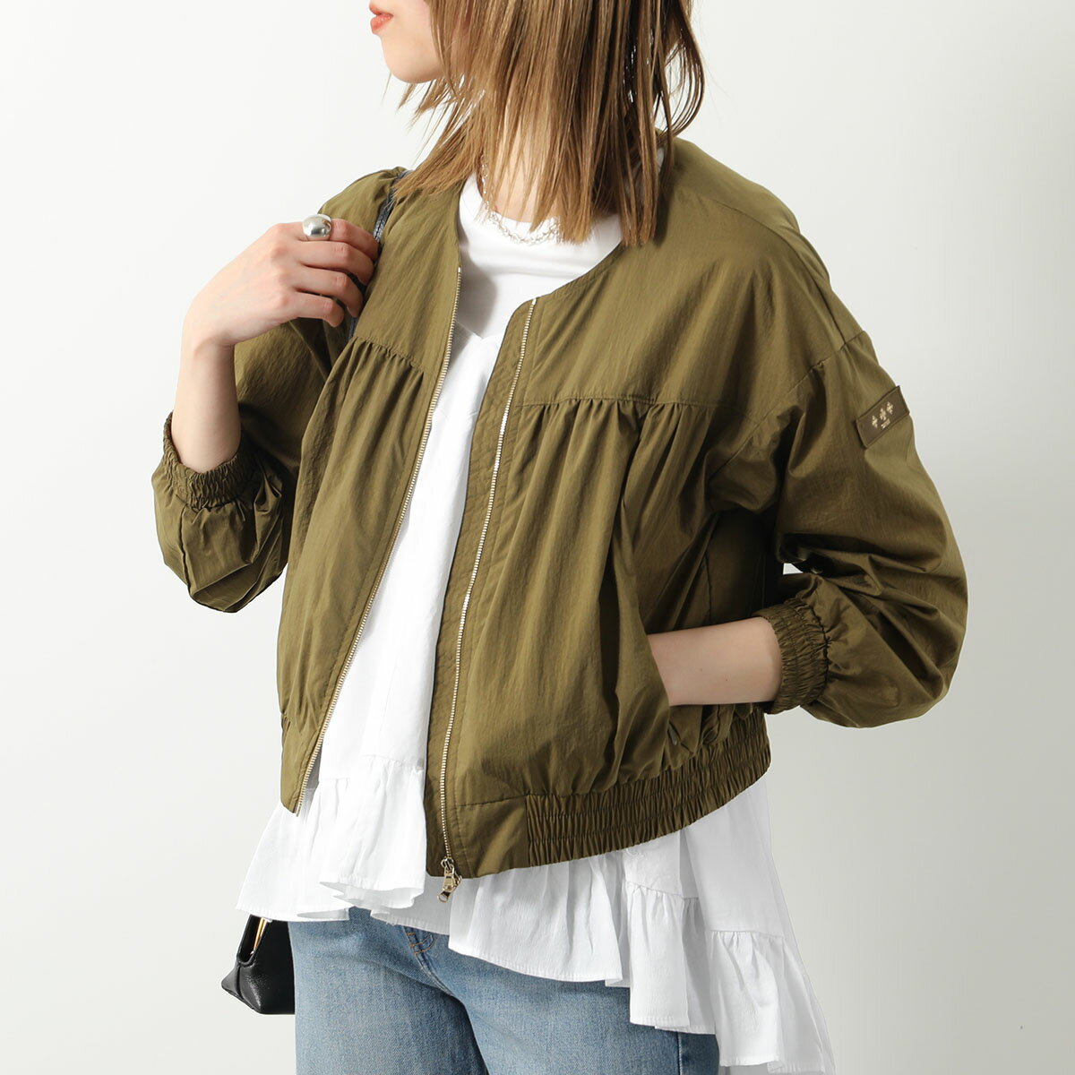 楽天市場】タトラス レディース ジャケット ショート ノーカラー