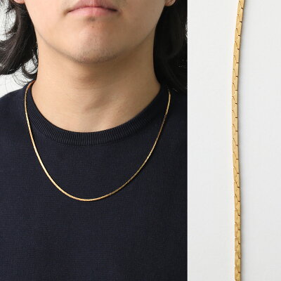 SAINT LAURENT サンローラン ネックレス 819796 Y1500 メンズ コブラチェーン メタル ロゴ アクセサリー 8060【po_sannn】