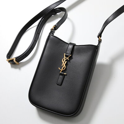 SAINT LAURENT サンローラン ショルダーバッグ 735214 2R20W レディース レザー カサンドラロゴ フォンケース 鞄 1000/NERO 7352142R20W1000