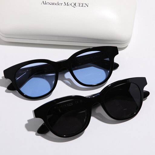 ALEXANDER MCQUEEN アレキサンダー・マックイーン サングラス AM0383S メンズ ウェリントン型 カラーレンズ メガネ ロゴ セルフレーム カラー2色 ALEXANDER MCQUEEN アレキサンダー・マックイーン サングラス AM0383S メンズ ウェリントン型 カラーレンズ メガネ ロゴ セルフレーム カラー2色