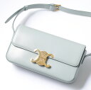 CELINE セリーヌ ショルダーバッグ 194143BF4.07SZ レディース Triomphe トリオンフ レザー ハンドバッグ ロゴ 鞄 Soft-Blue