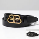 BALENCIAGA バレンシアガ ベルト BB THIN BELT 581690 1CH04 メンズ BBロゴ レザー ナローベルト カラー2色【po_san...