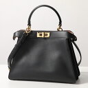 FENDI フェンディ ハンドバッグ PEEKABOO ISeeU MEDIUM ピーカブー 8BN321 A6V3 レディース ショルダーバッグ レザー バイカラー 鞄 カラー2色 8BN321A6V3F1CJZ