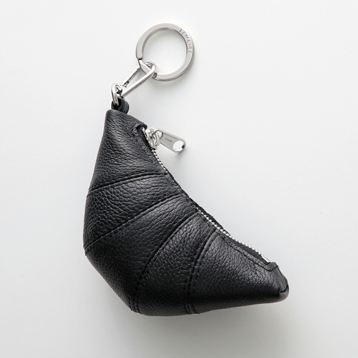 Lemaire ルメール キーリング MINI CROISSANT KEYRING SL0082 LL0018 メンズ レザー コインケース バッグチャーム ポーチ 小物入れ BK999/BLACK【po_sannn】