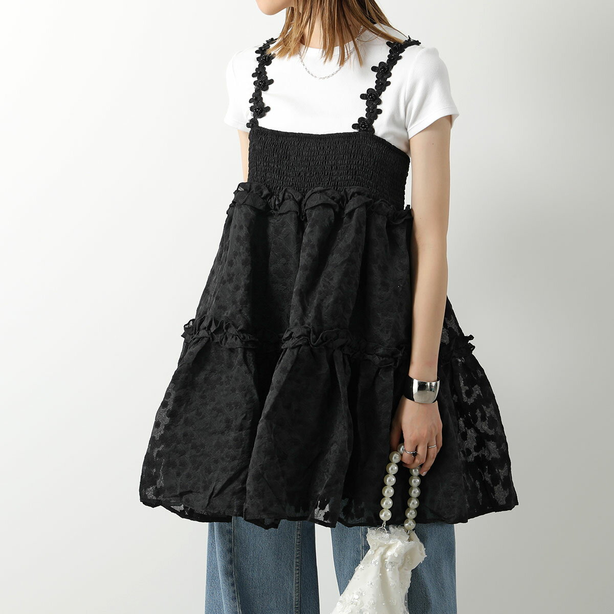 Sister Jane シスタージェーン ワンピース Enflower Jacquard Mini 