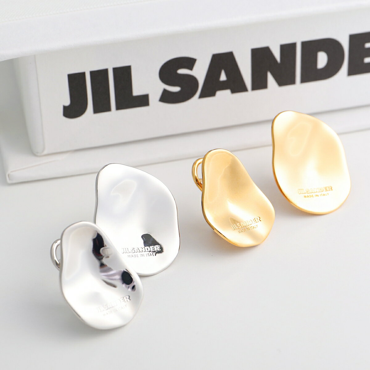 JIL SANDER ジルサンダー ピアス CW4 EARRINGS 5 J12VG0168 P4877 P6959 レディース アクセサリー プレート カラー2色
