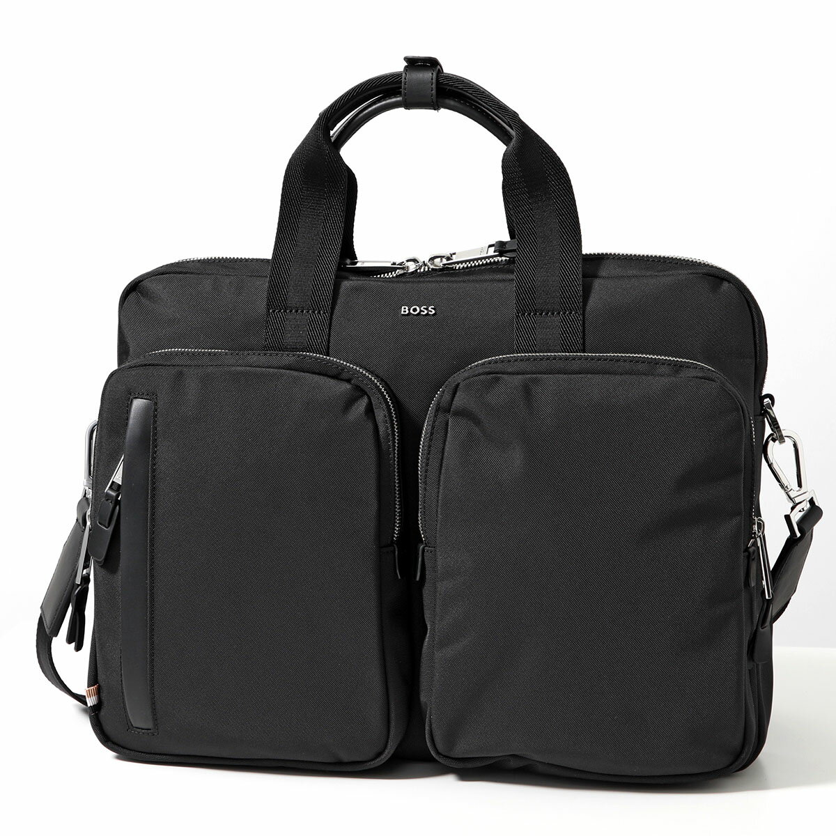 HUGO BOSS ヒューゴボス ブリーフケース BLACK Highway N Dco Case 50504308 10254488 メンズ ビジネスバッグ ロゴ ショルダーバッグ 鞄 001のサムネイル