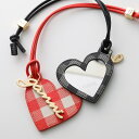 GANNI ガニー バッグチャーム Ganni Bou Heart Mirror A6762 A6764 レディース キーホルダー ミラー ハート型 ロゴ チェ...