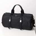 【8/5限定・最大2万円OFFクーポン配布中】PRADA プラダ ボストンバッグ 2VC015 2DMG メンズ ダッフルバッグ トライアングルロゴ ナイロン サフィアーノ F0002/NERO【dc_kikaku】