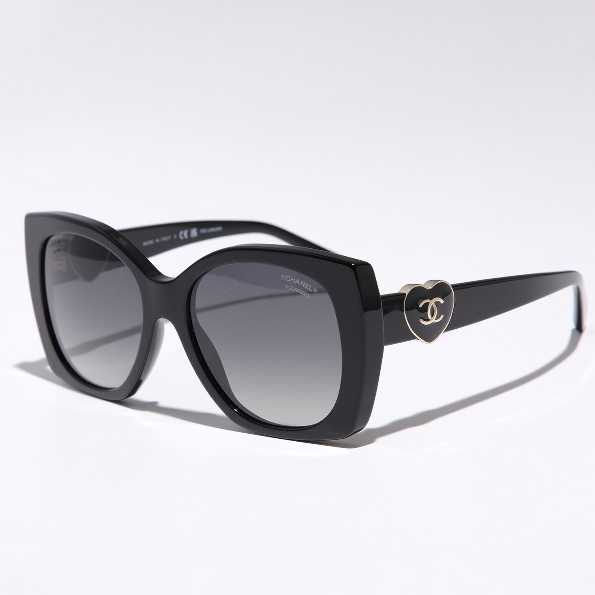CHANEL シャネル サングラス 5519 レディース スクエア型 フルリム セルフレーム グラデーションレンズ ハート CCマーク ココマーク アイウェア c622/S8のサムネイル