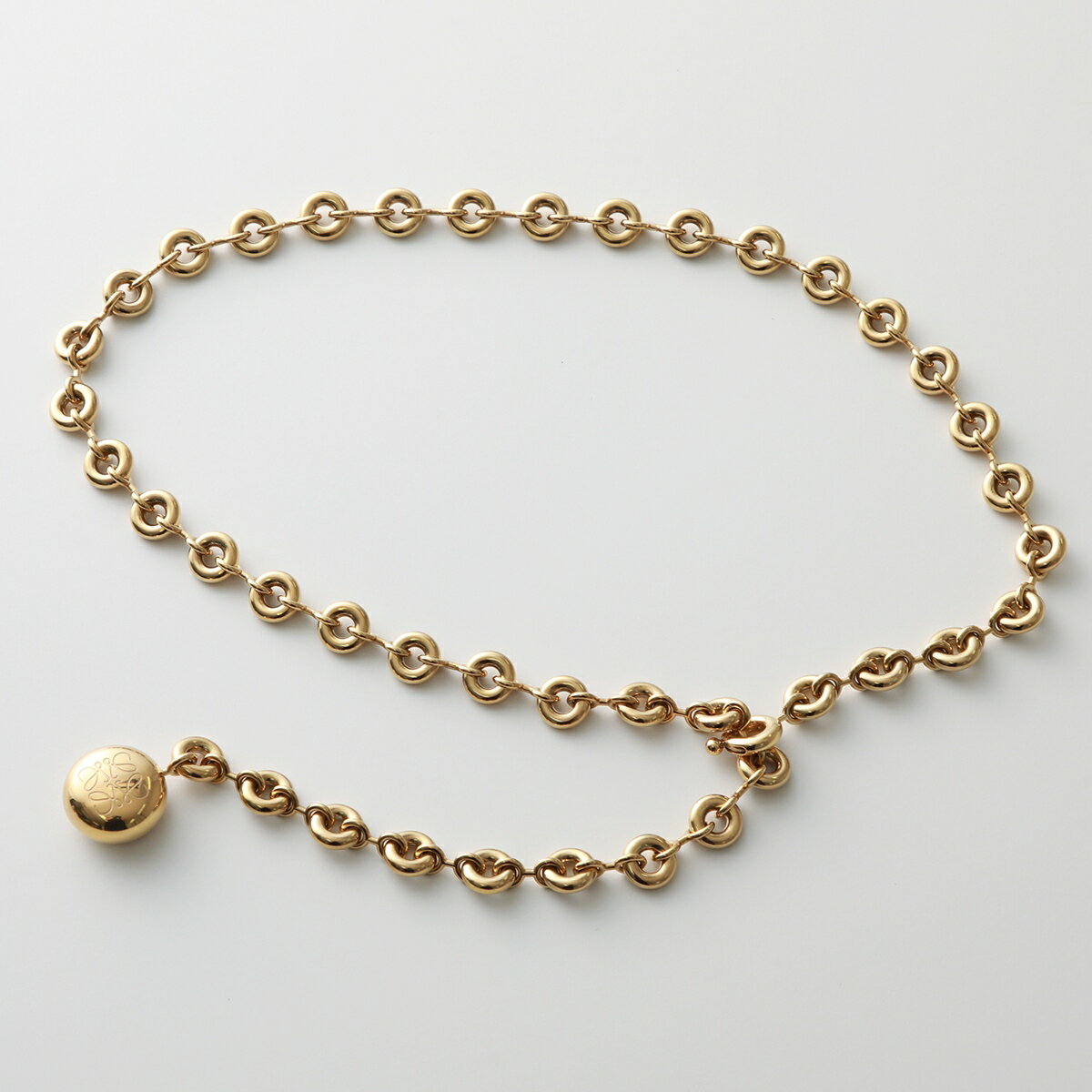 LOEWE ロエベ ドーナツチェーンベルト E564244X01 レディース アナグラム 8130/ORO-GOLDのサムネイル