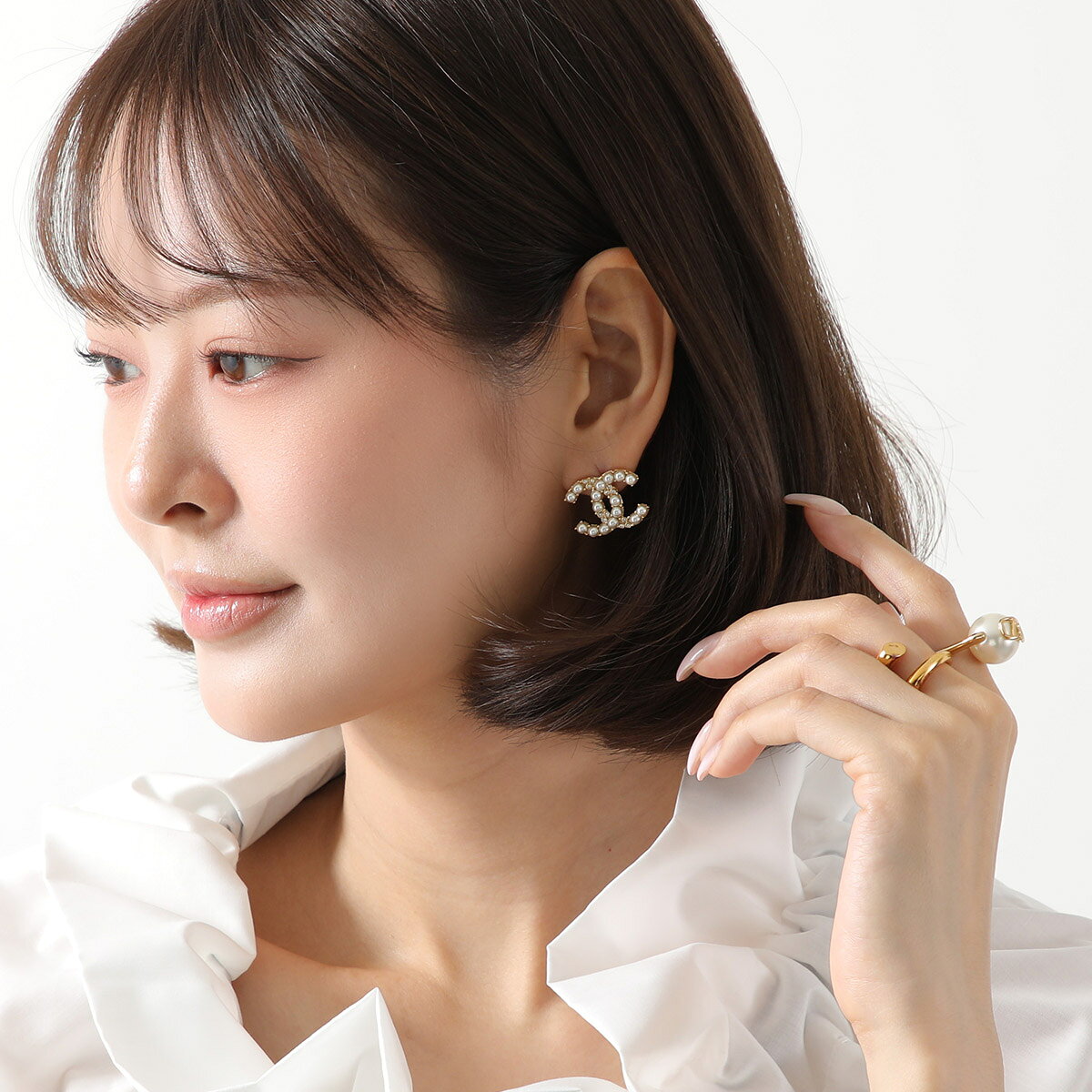 【最大2万円OFFクーポン対象・6/30～7/1限定】 CHANEL シャネル ピアス ABD722 B17...