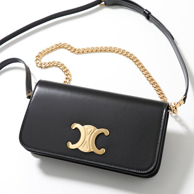 【8/15~18限定・最大2万円OFFクーポン配布中】CELINE セリーヌ ショルダーバッグ Multipochette マルチポシェット 10L973GCH.38NO レディース レザー ハンドバッグ トリオンフ クロスボディ 鞄 Black