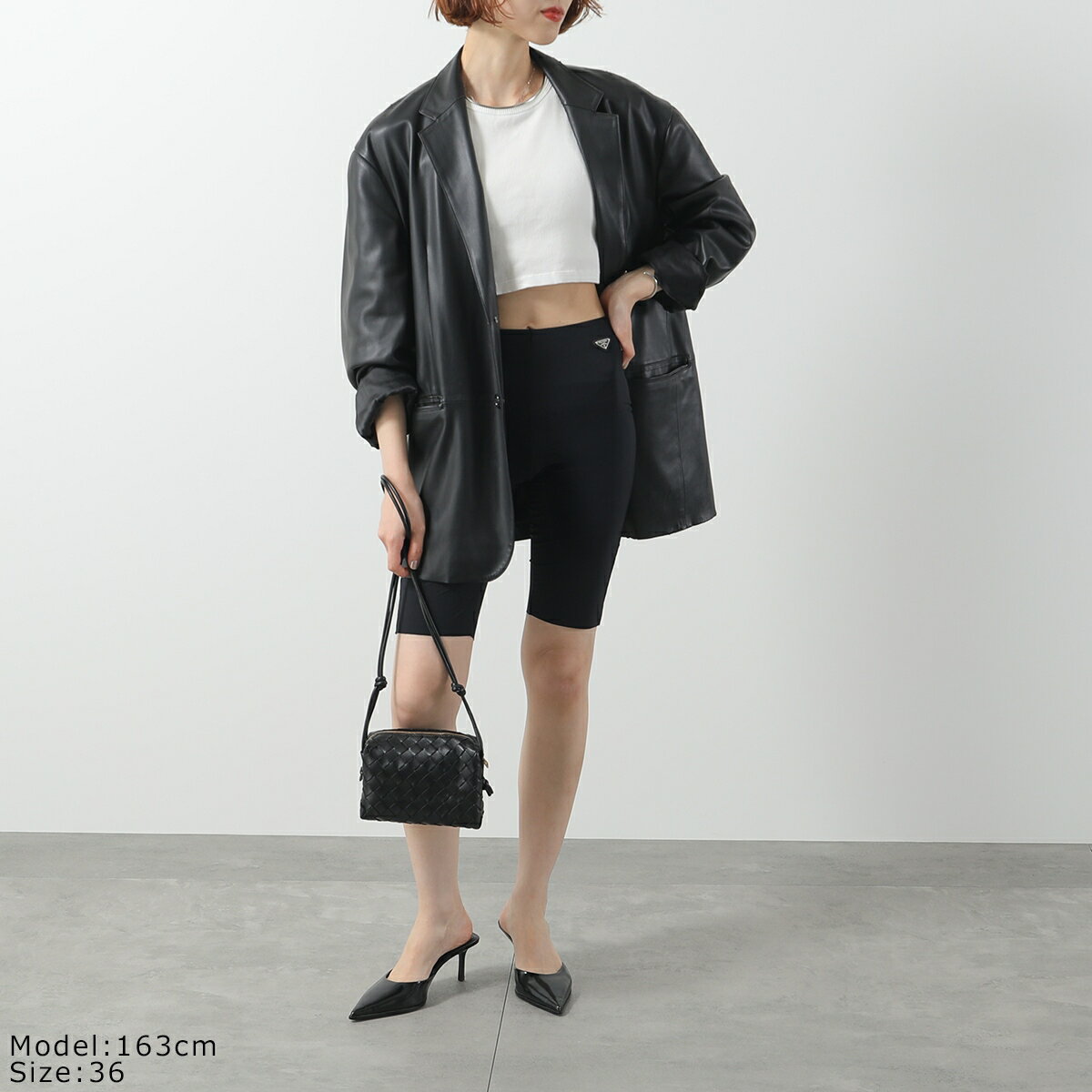【6/10～6/11-1:59限定・ポイント2倍】 PRADA プラダ サイクリングパンツ 32128 1Y...