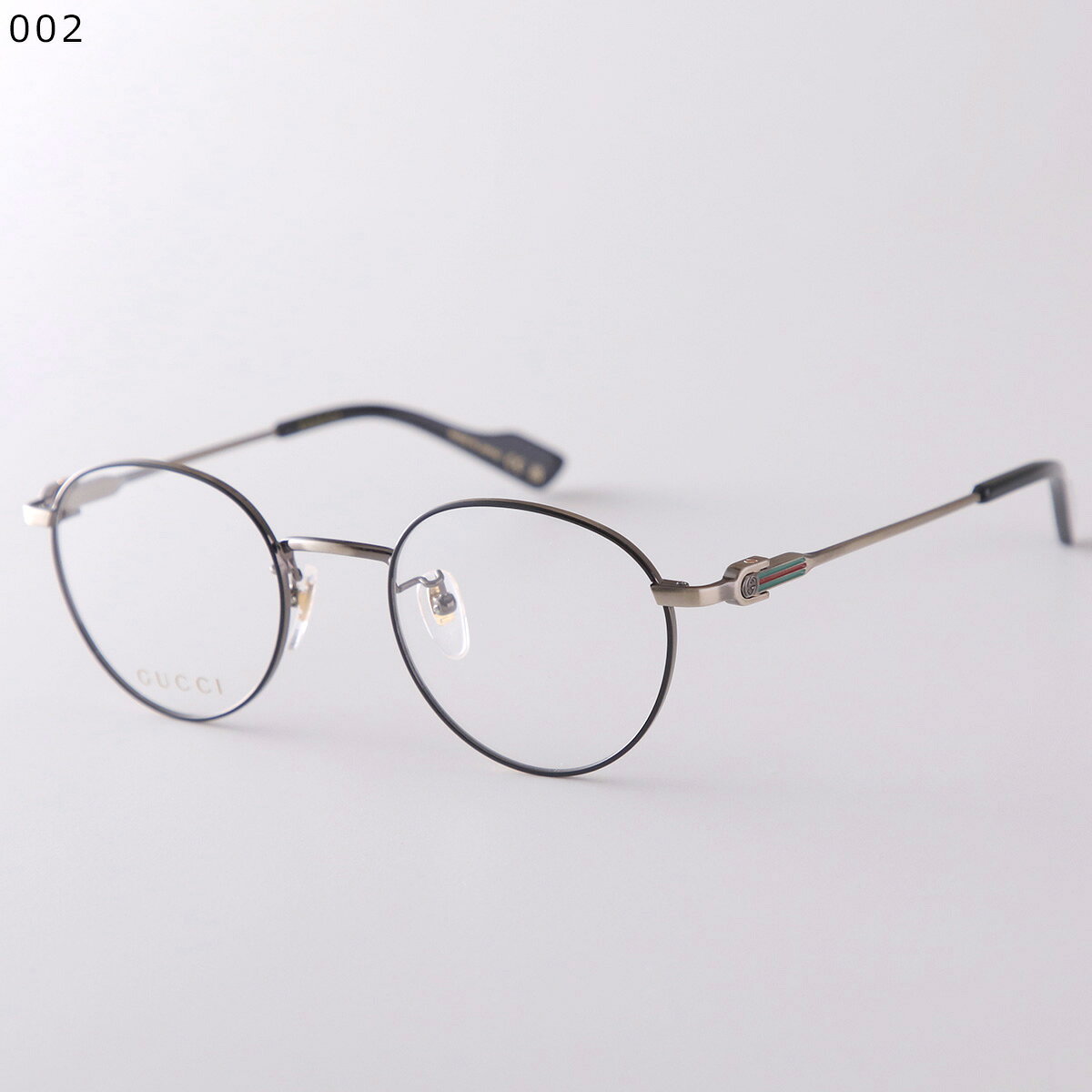 GUCCI グッチ メガネ GG1613OJ メンズ ボストン型 クリングスタイプ メタルフレー...
