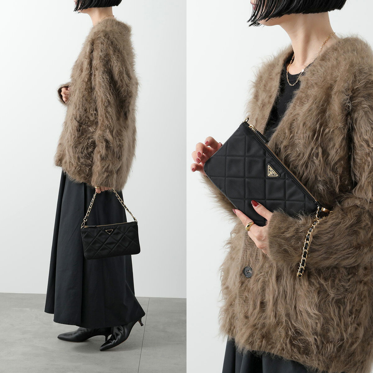 【最大2万円OFFクーポン対象・5/15限定】PRADA プラダ ハンドバッグ 1NI054 2AOS ...
