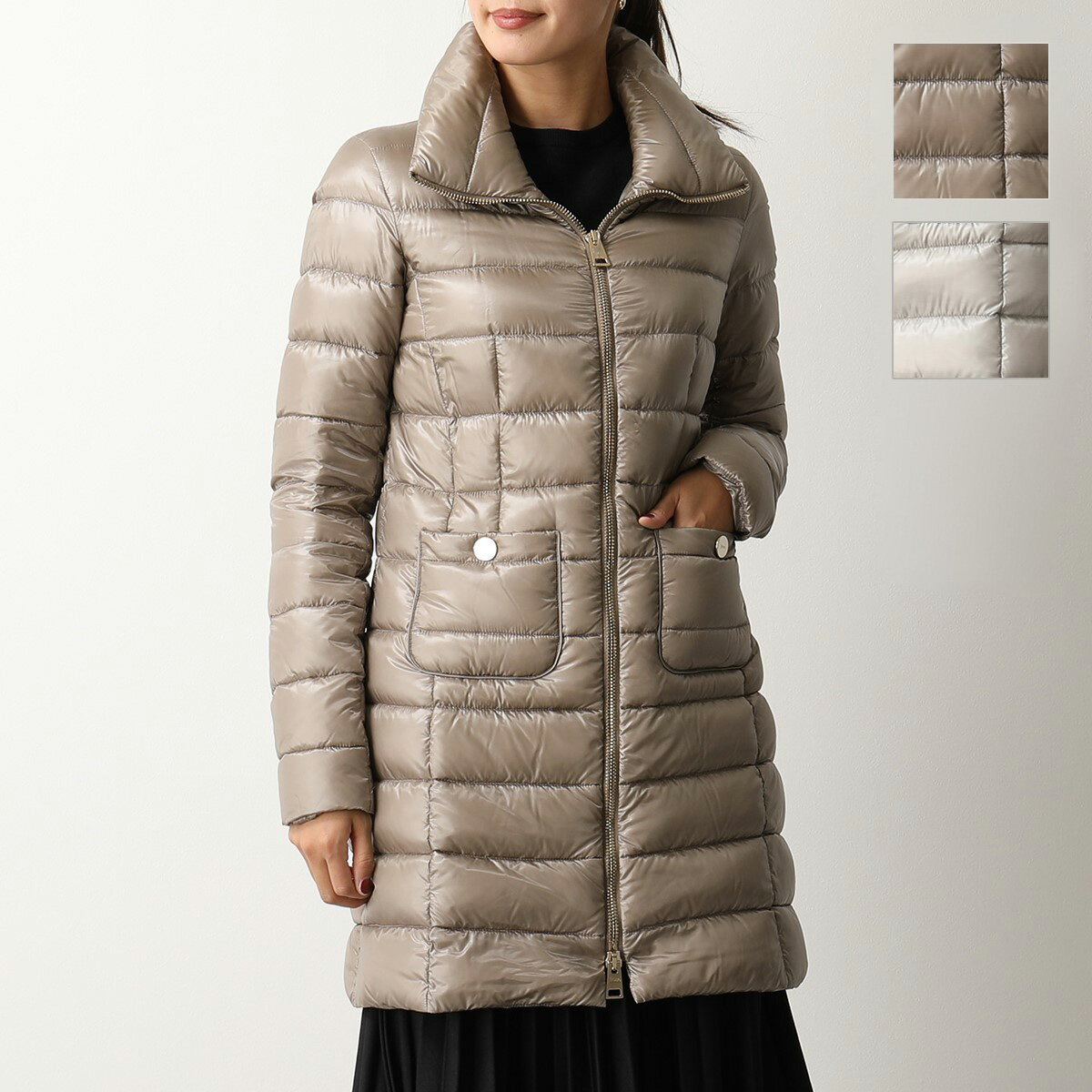 HERNO ヘルノ MARIA マリア PI0002DIC 12017 ICONICO イコニコ カラー2色 スタンドカラー ロング ダウンコート レディースのサムネイル