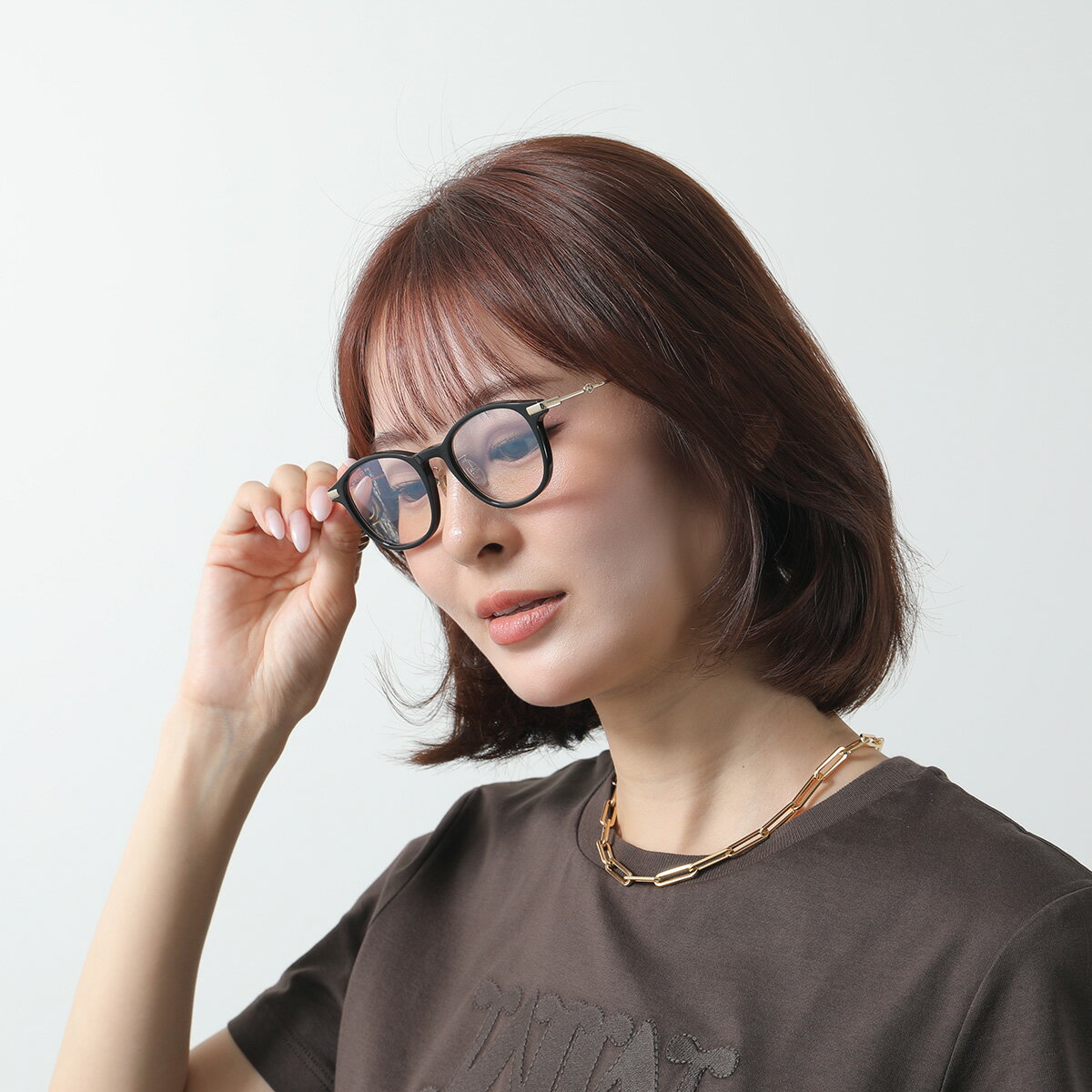 GUCCI グッチ サングラス GG1471SJ レディース ボストン型 コンビネーション フル...