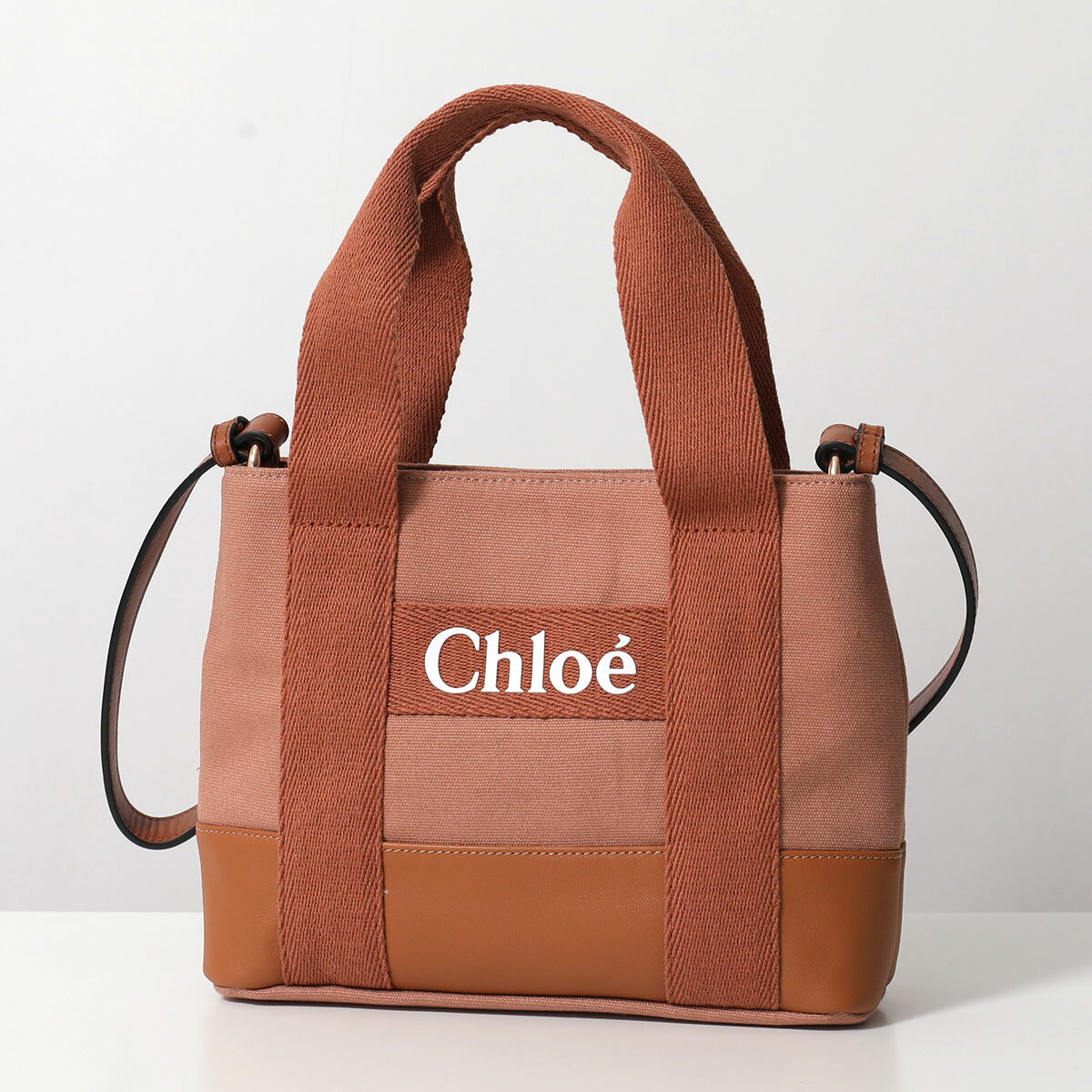 Chloe Kids クロエ キッズ ショルダーバッグ C20684 レディース ガールズ コットン クロスボディ ロゴ ..