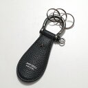 Jimmy Choo ジミーチュウ キーリング WARREN GRC ワーレン メンズ レディース キーチャーム スタースタッズ バッグチャーム ロゴ レザー BLACK