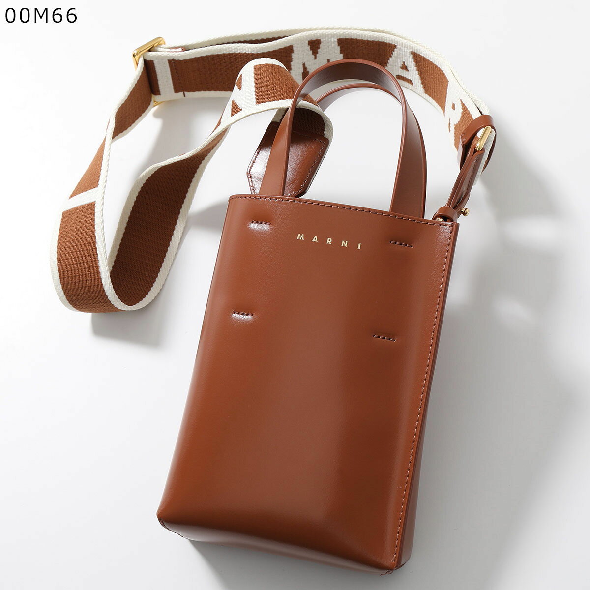 【最大2万円OFFクーポン対象・8/18限定】【カラー限定特価】MARNI マルニ ショルダーバッグ MUSEO NANO ミュゼオ ナノ SHMP0050U0 LV639 レディース レザー ロゴ クロスボディ トートバッグ 鞄 カラー4色 auc-marks-run-10556249 インポートセレクトmusee サンプル画像2